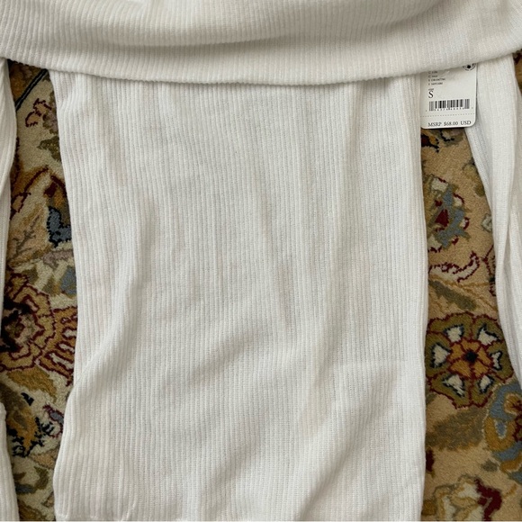 Free People Snow Bunny Shirt Ivory - Picture 7 of 8